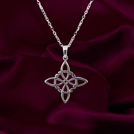Colgante Plata de Ley 925 NUDO DE BRUJA REF 390