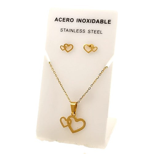 Conjunto Acero Dorado Mod. 05