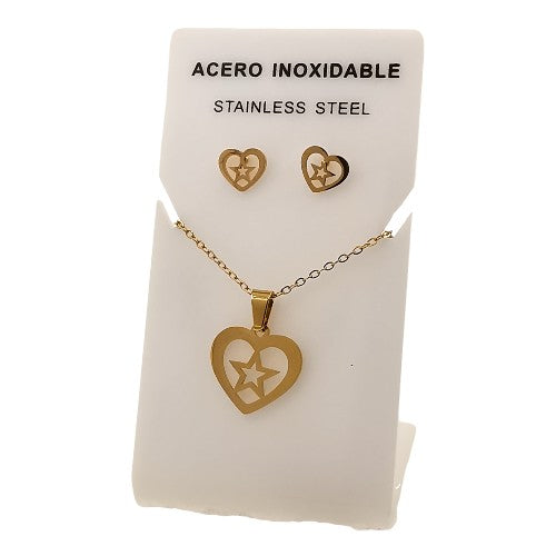 Conjunto Acero Dorado Mod. 06