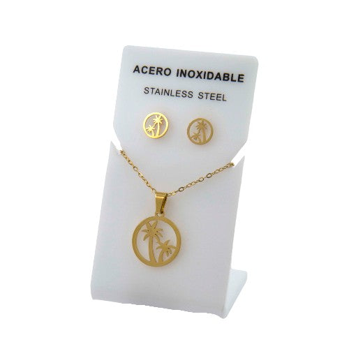 Conjunto Acero Dorado Mod. 09