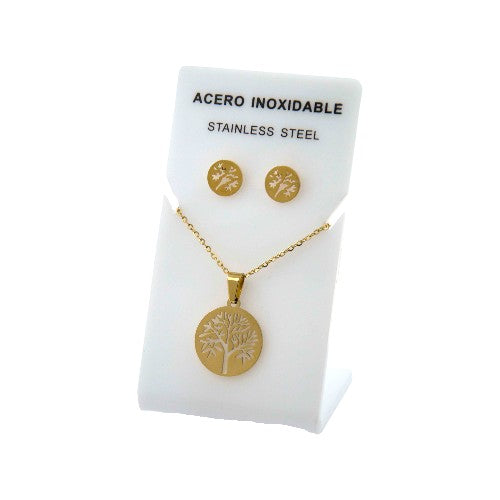 Conjunto Acero Dorado Mod. 10
