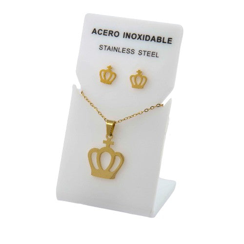 Conjunto Acero Dorado Mod. 13