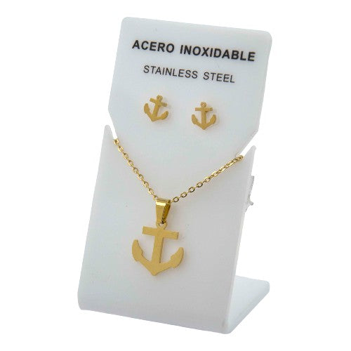 Conjunto Acero Dorado Mod. 16