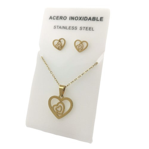 Conjunto Acero Dorado Mod. 30