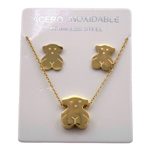 Conjunto Acero Dorado OSO REF. 7
