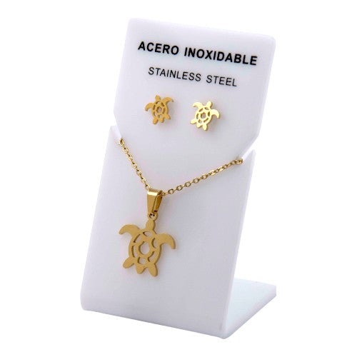 Conjunto Acero Dorado Tortuga mod. 91