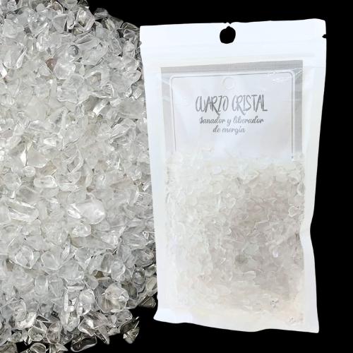 Cuarzo Cristal Mineral Chip 120g