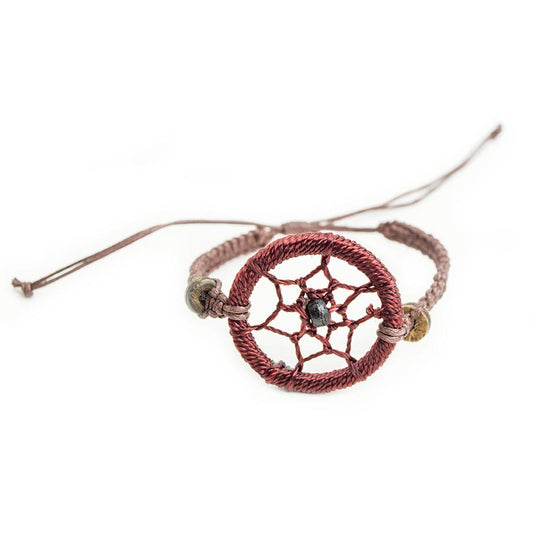 Pulsera Atrapasueño Colores Marron