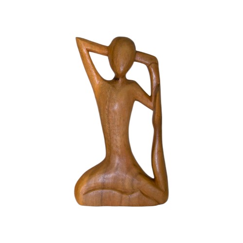 FIGURA MADERA ABSTRACTA YOGA 30CM REF 790-19
