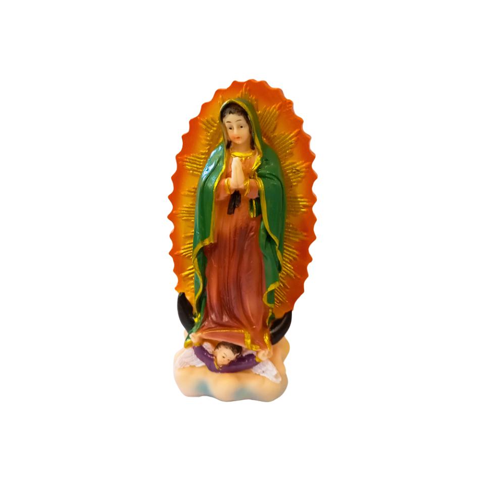 Figura de resina Virgen de Guadalupe 15 cms