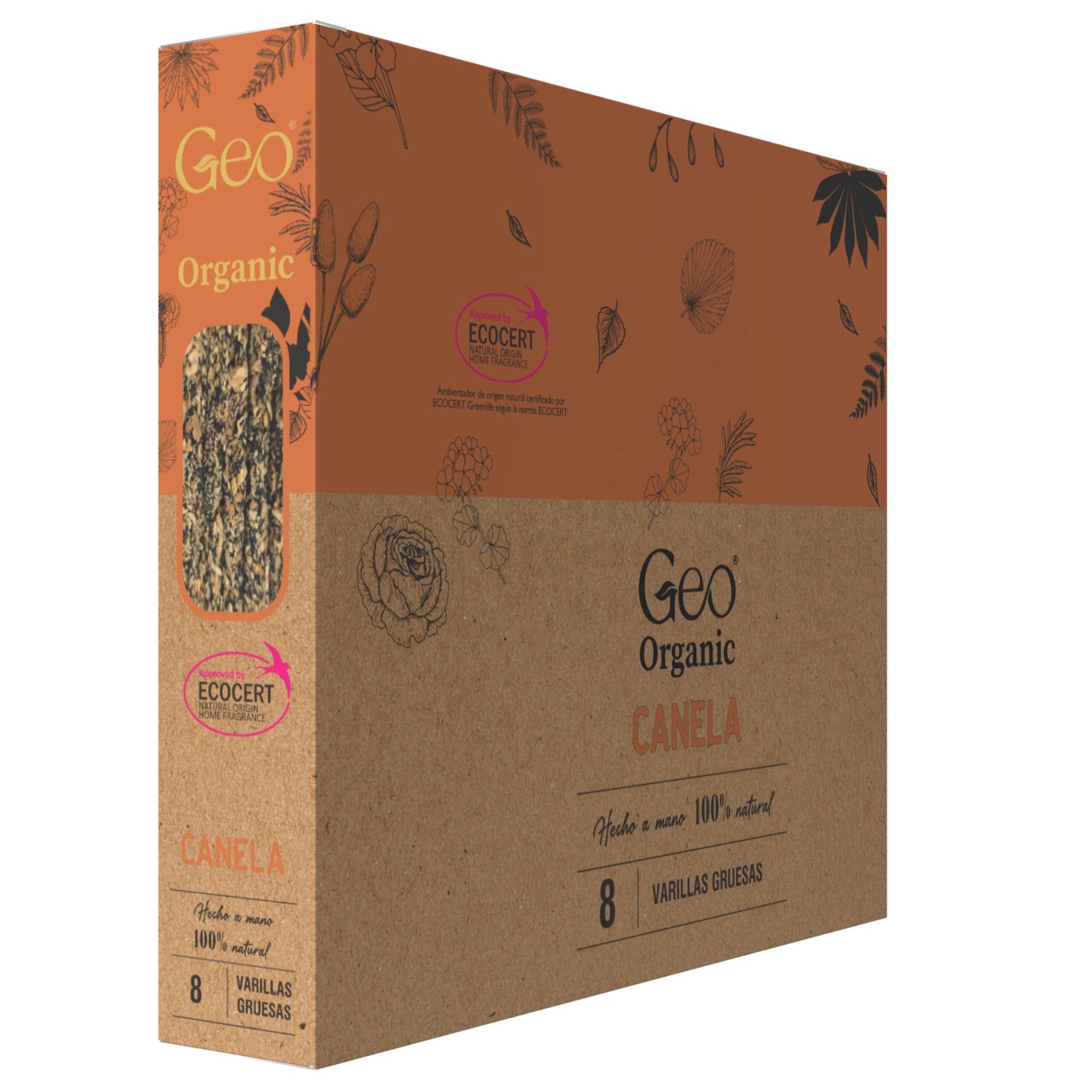 Incienso GEO ORGANIC CANELA 12 Cajas