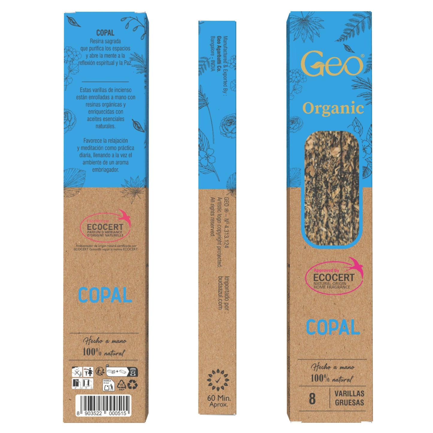 Incienso GEO ORGANIC COPAL 12 Cajas
