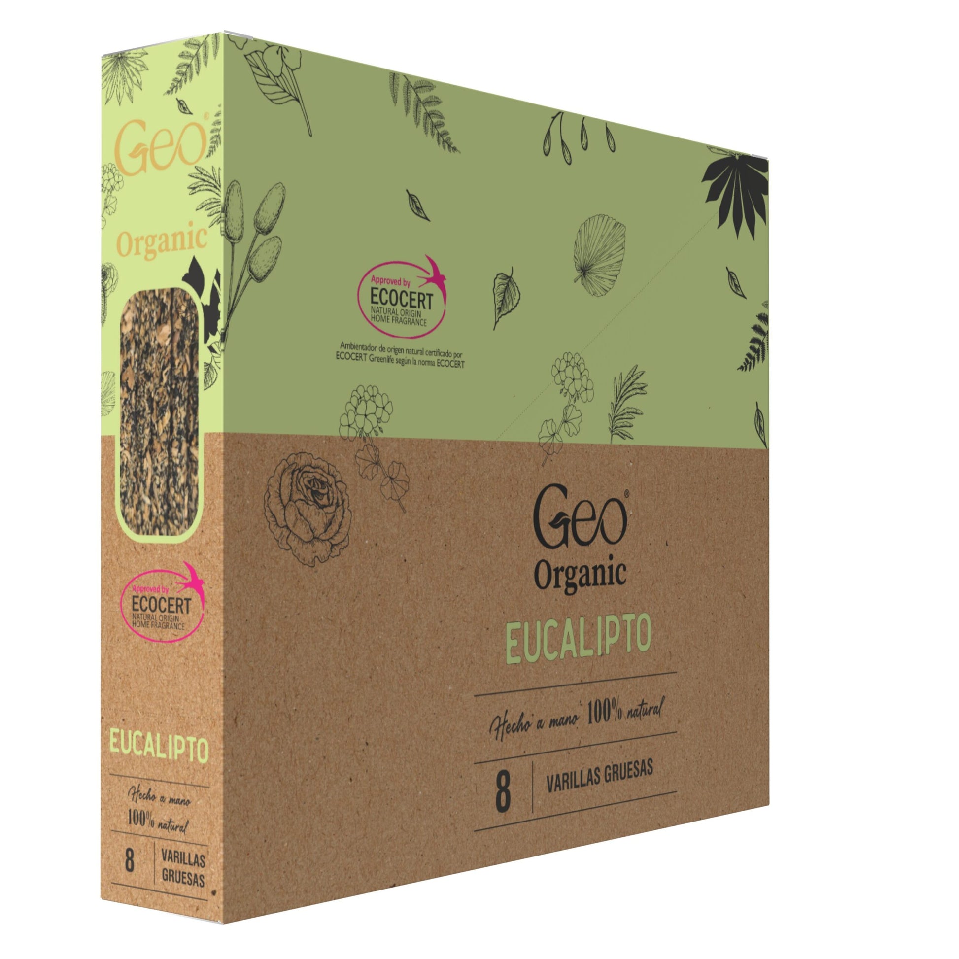 Incienso GEO ORGANIC EUCALIPTO 12 Cajas
