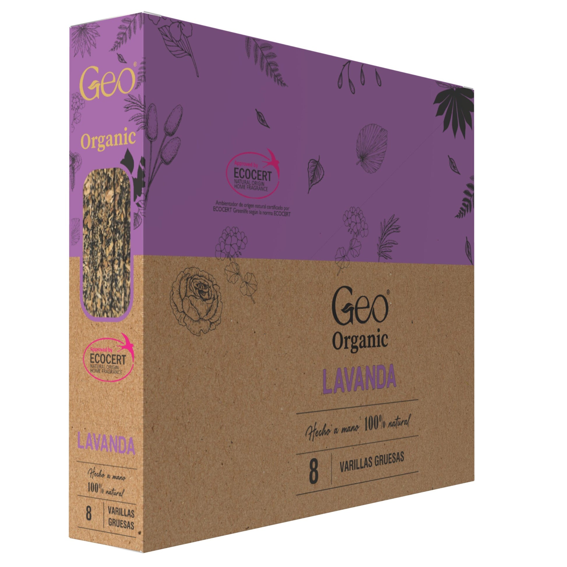 Incienso GEO ORGANIC LAVANDA 12 Cajas