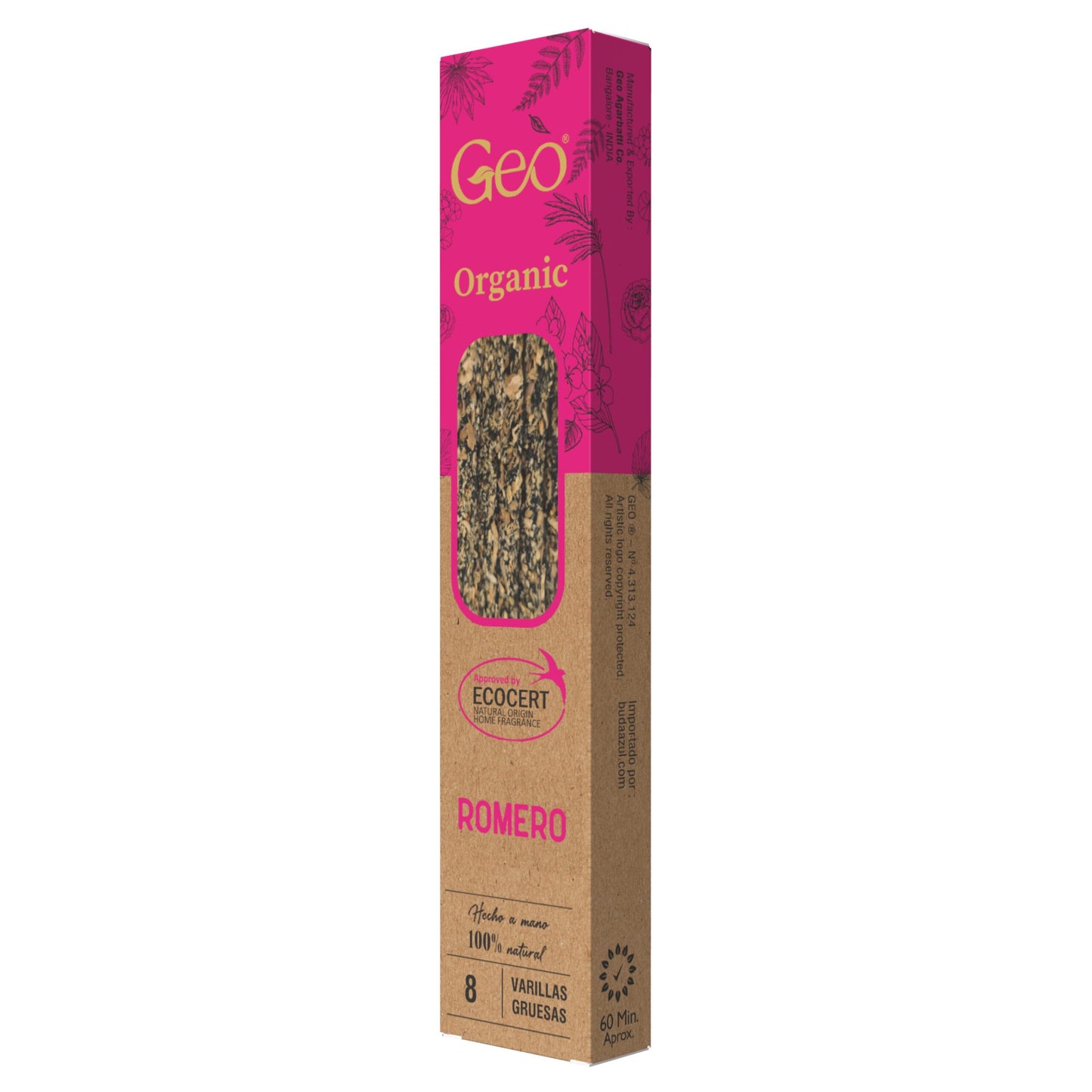 Incienso GEO ORGANIC ROMERO 12 Cajas