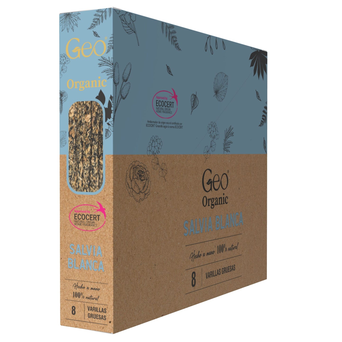 Incienso GEO ORGANIC SALVIA BLANCA 12 Cajas
