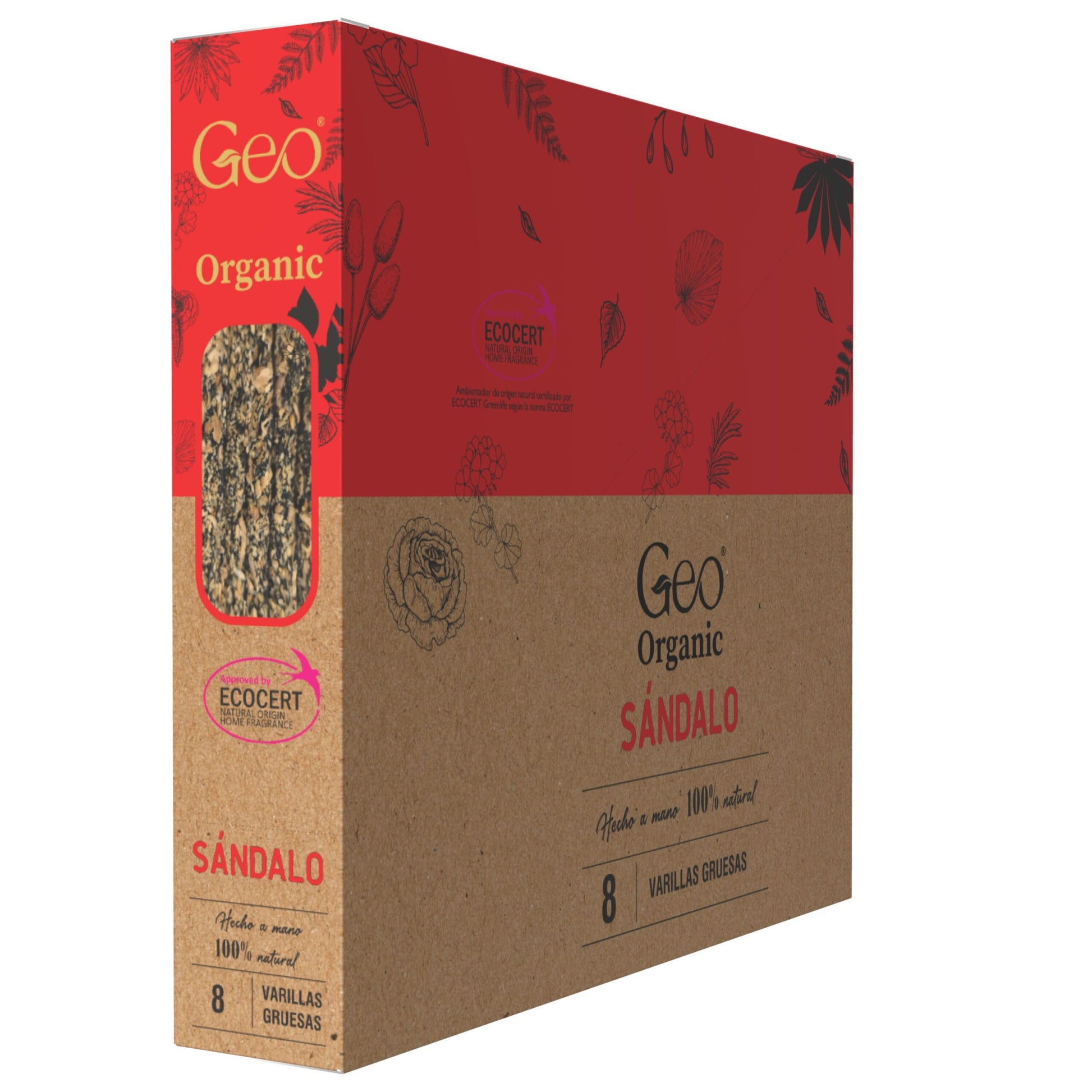 Incienso GEO ORGANIC SÁNDALO 12 Cajas