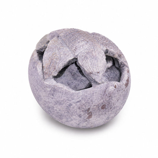 Pisapapeles Decorativo Egg Baby Modelo 1 de Piedra con Ave Tallada