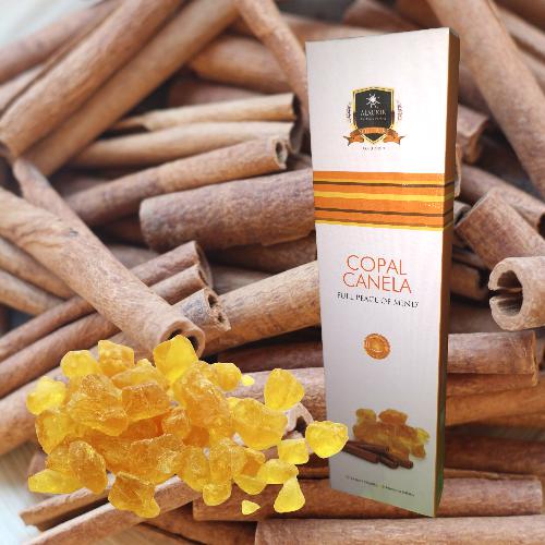 INCIENSO ALAUKIK - COPAL CANELA Pack 12 cajas
