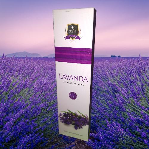 INCIENSO ALAUKIK - LAVANDA Pack 12 cajas