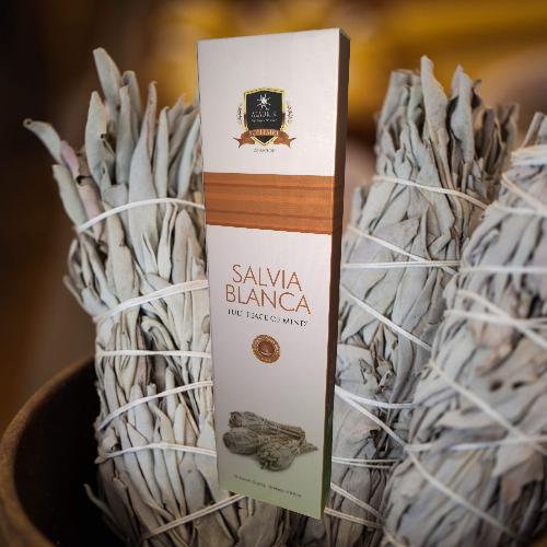 INCIENSO ALAUKIK - SALVIA BLANCA Pack 12 cajas