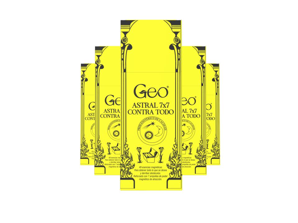 Incienso 7X7 CONTRA TODO GEO Hexagonal 6 cajitas