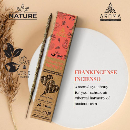 Incienso AROMA Orgánico Nature FRANKINCENSE Pack 12 cajas