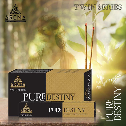 Incienso AROMA Twin Series PURE DESTINY Pack 12 cajas