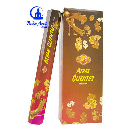 Incienso ATRAE CLIENTES 6 cajitas 120 grs. SAC