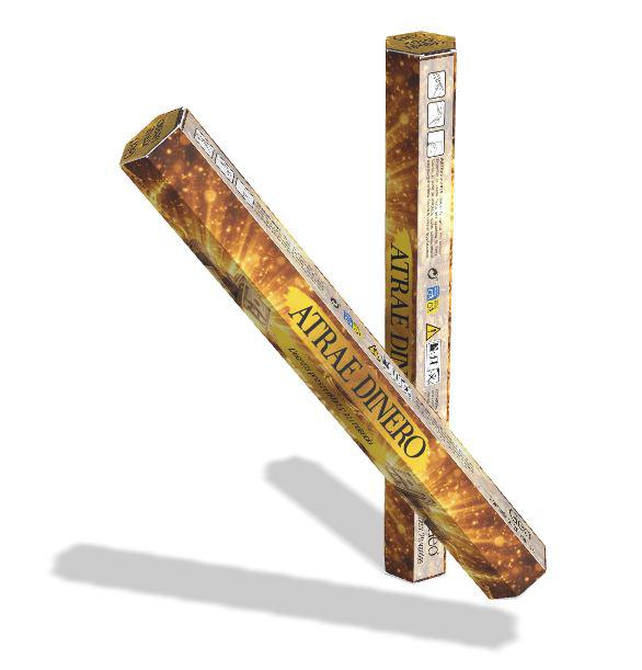 Incienso ATRAE DINERO GEO Hexagonal 6 cajitas