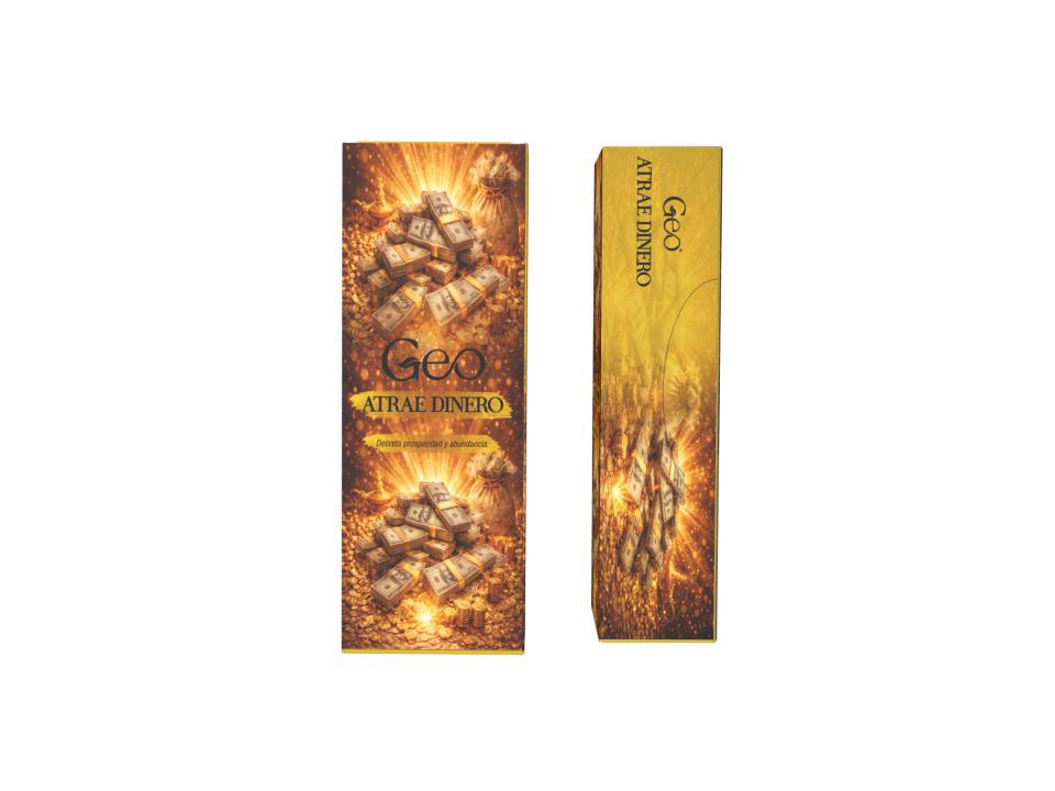 Incienso ATRAE DINERO GEO Hexagonal 6 cajitas