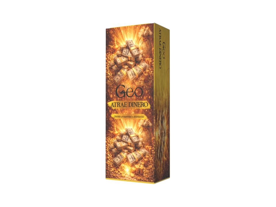 Incienso ATRAE DINERO GEO Hexagonal 6 cajitas