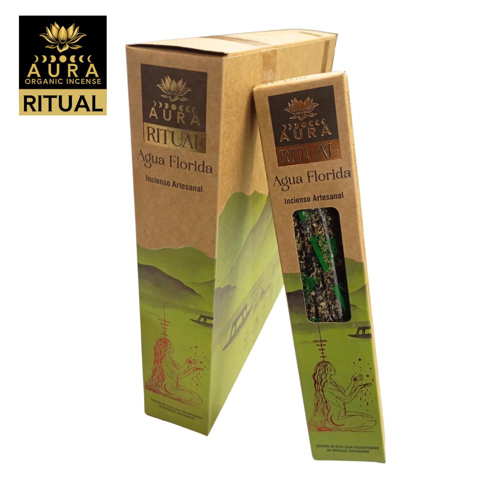 Incienso AURA RITUAL Agua Florida Pack 12 cajas