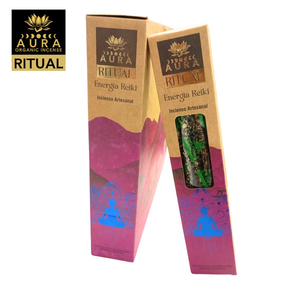 Incienso AURA RITUAL Energía Reiki Pack 12 cajas