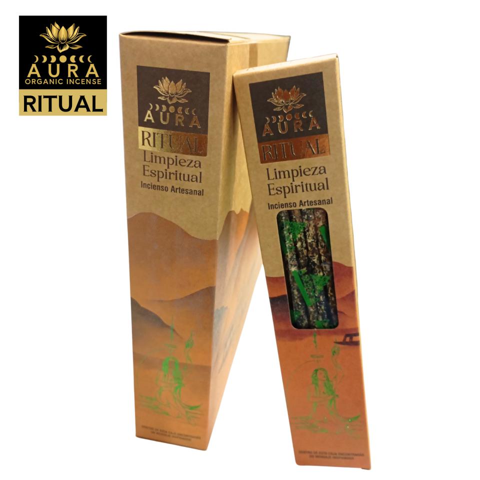 Incienso AURA RITUAL Limpieza Espiritual Pack 12 cajas