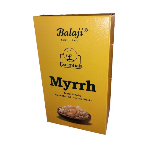Incienso BALAJI Essentials MIRRA Pack 12 cajas