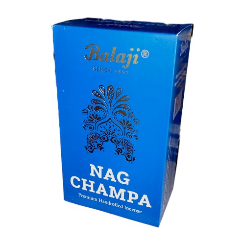 Incienso BALAJI Essentials NAG CHAMPA Pack 12 cajas