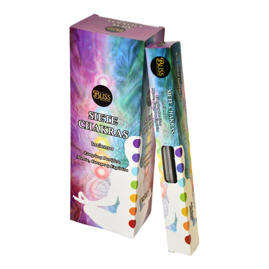Incienso BLISS 7 Chakras Pack 6 cajas