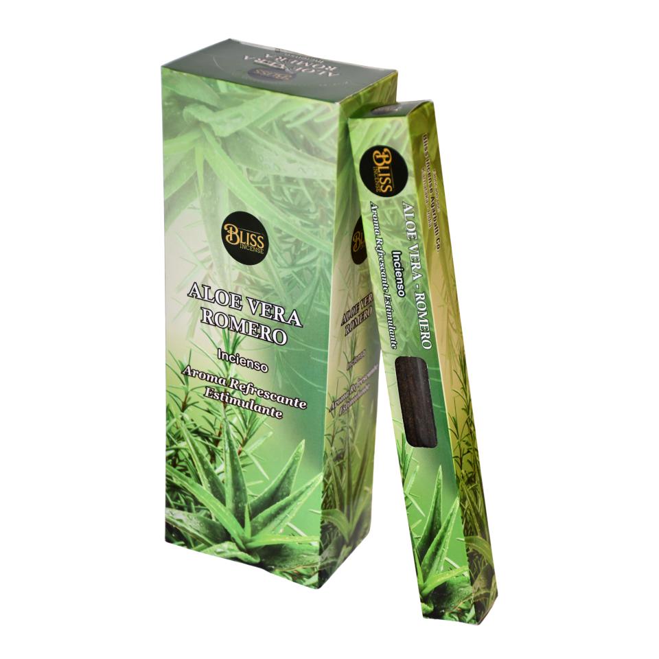 Incienso BLISS Aloe Vera - Romero Pack 6 cajas