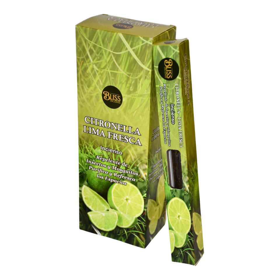 Incienso BLISS Citronella - Lima Fresca Pack 6 cajas