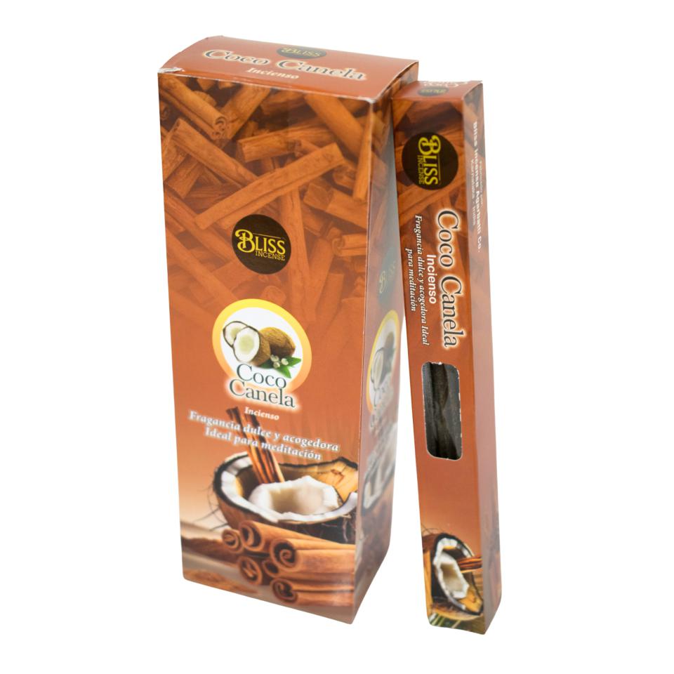Incienso BLISS Coco - Canela Pack 6 cajas