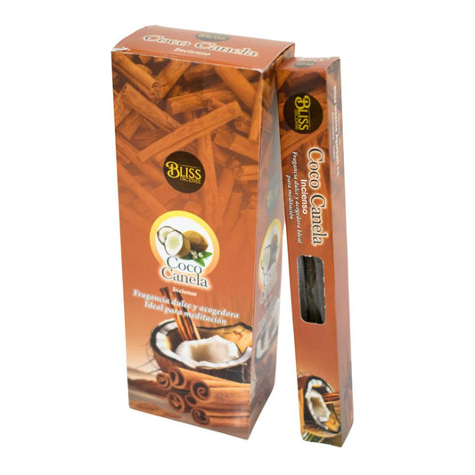 Incienso BLISS Coco - Canela Pack 6 cajas