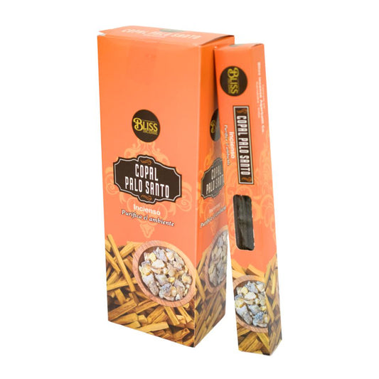 Incienso BLISS Copal - Palo Santo Pack 6 cajas