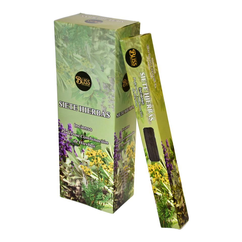 Incienso BLISS Siete Hierbas Pack 6 cajas