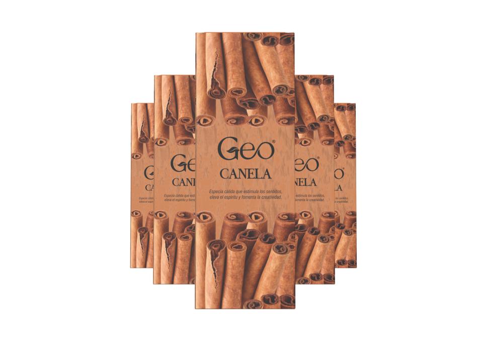 Incienso CANELA GEO Hexagonal 6 cajitas