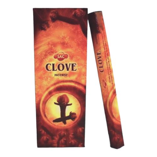 Incienso Clavo 6 cajitas 120 grs. SAC