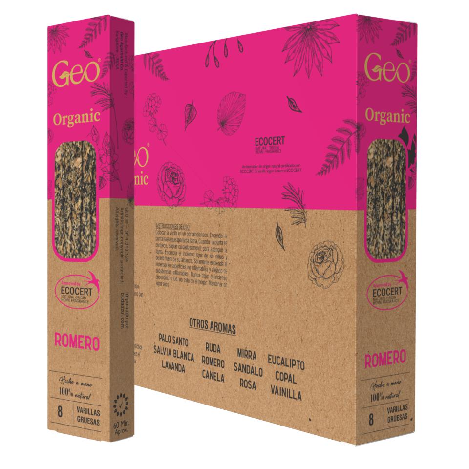 Incienso GEO ORGANIC ROMERO 12 Cajas