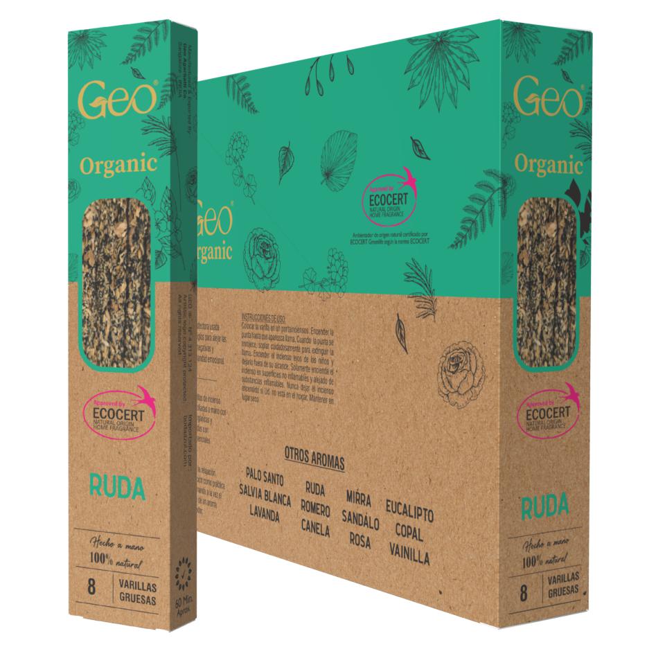 Incienso GEO ORGANIC RUDA 12 Cajas