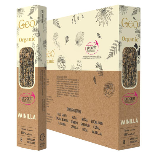 Incienso GEO ORGANIC VAINILLA 12 Cajas