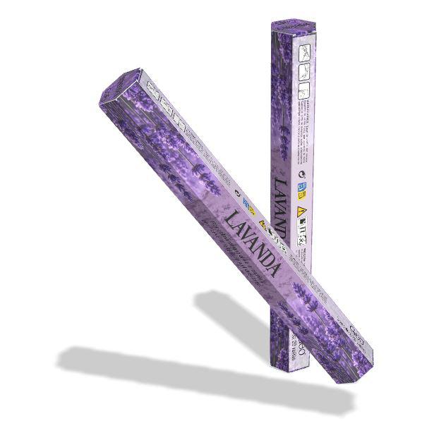 Incienso LAVANDA GEO Hexagonal 6 cajitas